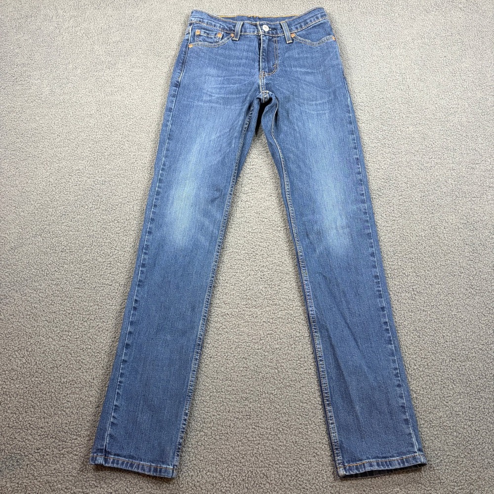 Levi's Jeans Mens 26x32 Blue 511 Slim Fit Straight Leg Denim Pants 04511-1163
